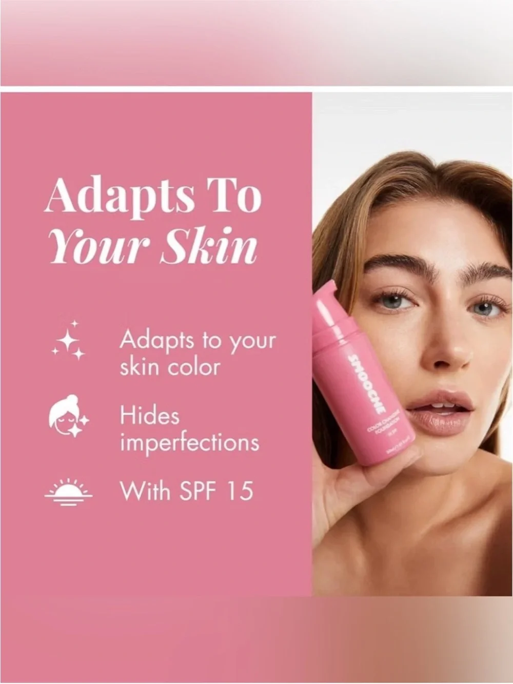 Color Changing Foundation - Pink